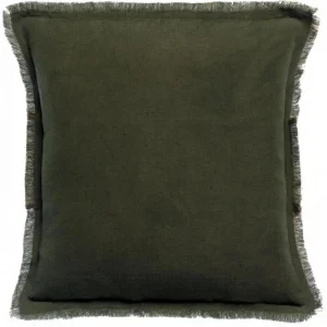 Effen kussen Laly Olive 45 X 45
