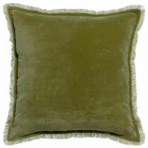 Effen kussen Fara Olive 45 X 45