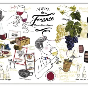 Placematset Cru d'excellence Assortis 30 X 45