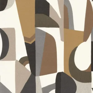 Casamance – behang L’Atelier Assemblage Chocolat 75460100