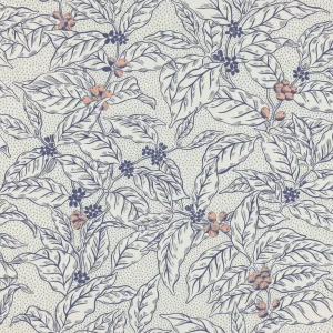 Långelid / von Brömssen – behang Caffeine ink blue 25-21