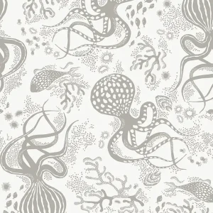 Littlephant – behang Aquatic white/vintage black 1468