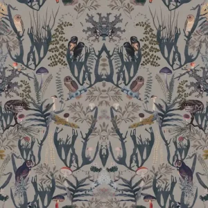 Rebel Walls – behang mural The Swedish Forest blue R16212