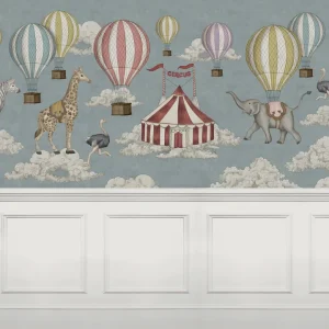 Rebel Walls – behang mural Circus horizon Rainbow Panel R19761