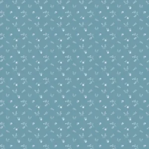 Bibelotte – behang Bloemenzee mini blauw