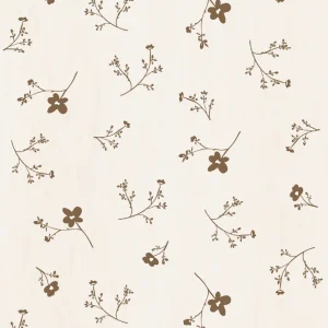 Bibelotte – behang bloemenzee bruin