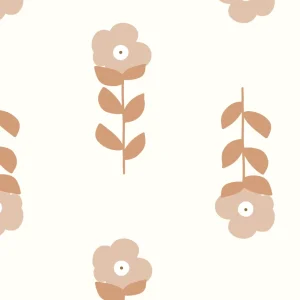 Bibelotte – behang Fleurtje roze