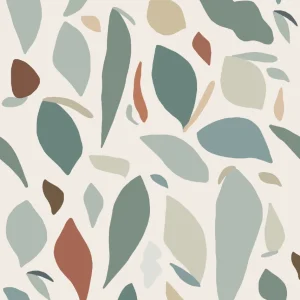 Bibelotte – behang Fruitig blauw