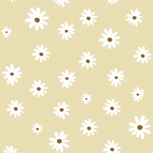 Bibelotte – Behang Madelief geel