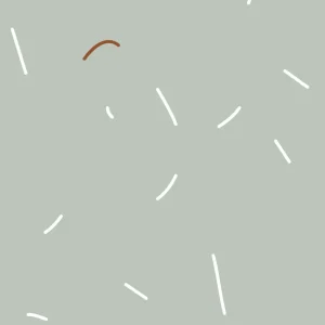 Bibelotte – behang Sprinkels zeegroen