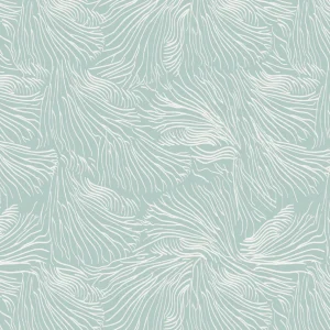 Bibelotte – behang Mush ijsblauw