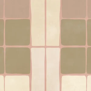 Bibelotte – behang Patchwork poeder