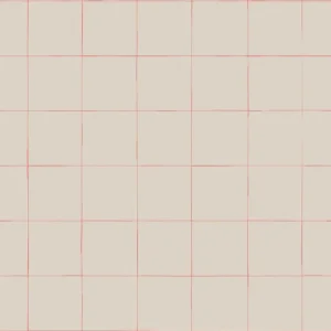 Bien Fait – behang mural Grid Craie