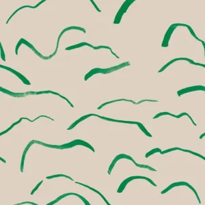 Bien Fait – behang mural Shiso jade