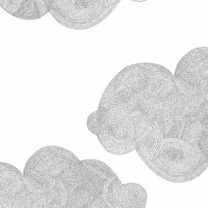 Bien Fait – behang mural Cloudy