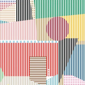 Bien Fait – behang mural Diabolo regular