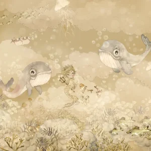 Rebel Walls – behang mural Mrs Mighetto Water song sand R20406