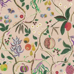 Sandberg – behang mural Tree of life pink S10581