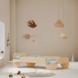 Stribbo – bed Pinno naturel 90 x 200 cm