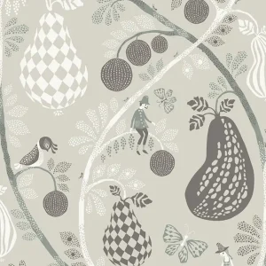 Littlephant – behang Fruit garden light grey 1470
