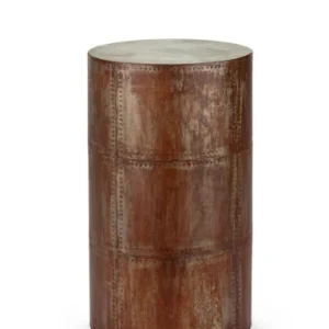 SIDE TABLE METAL ROUND L PAWN