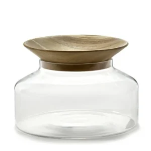 JAR WITH LID L TRANSPARANT