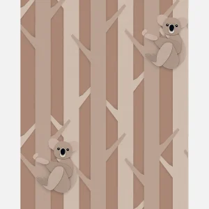 Studio Ditte – behang Koala nougat