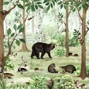 Sir Edward – behang Mural Kikki Belle Forest Lookbook