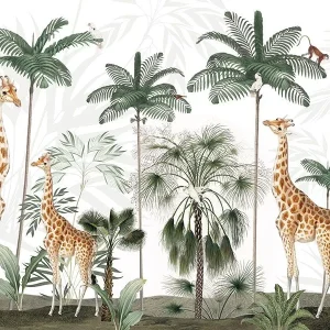 Sir Edward – behang Mural Kikki Belle Gracious Giraffes